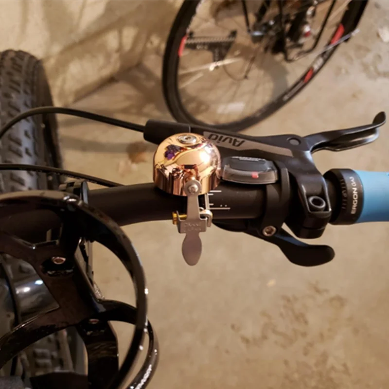 
Crane E-ne bell Japanese unique Polished Gold Bicycle Small Brass Bells for sale bike brass bells 