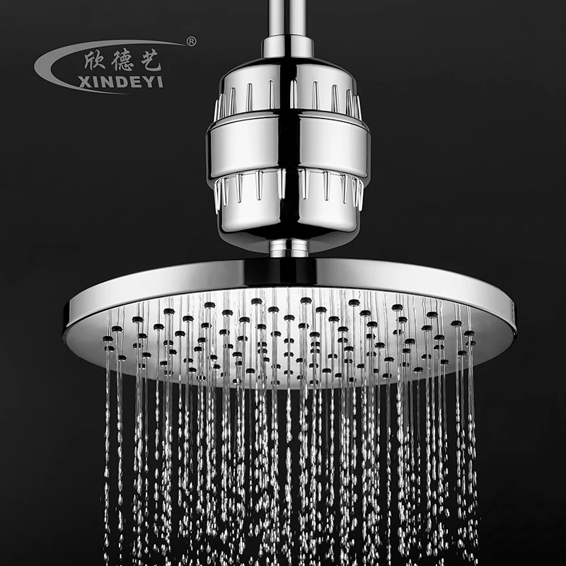 Горячая Распродажа на Amazon 12/15/17 этапов хромированный Универсальный фильтр для душа с 2 сменными фильтрами