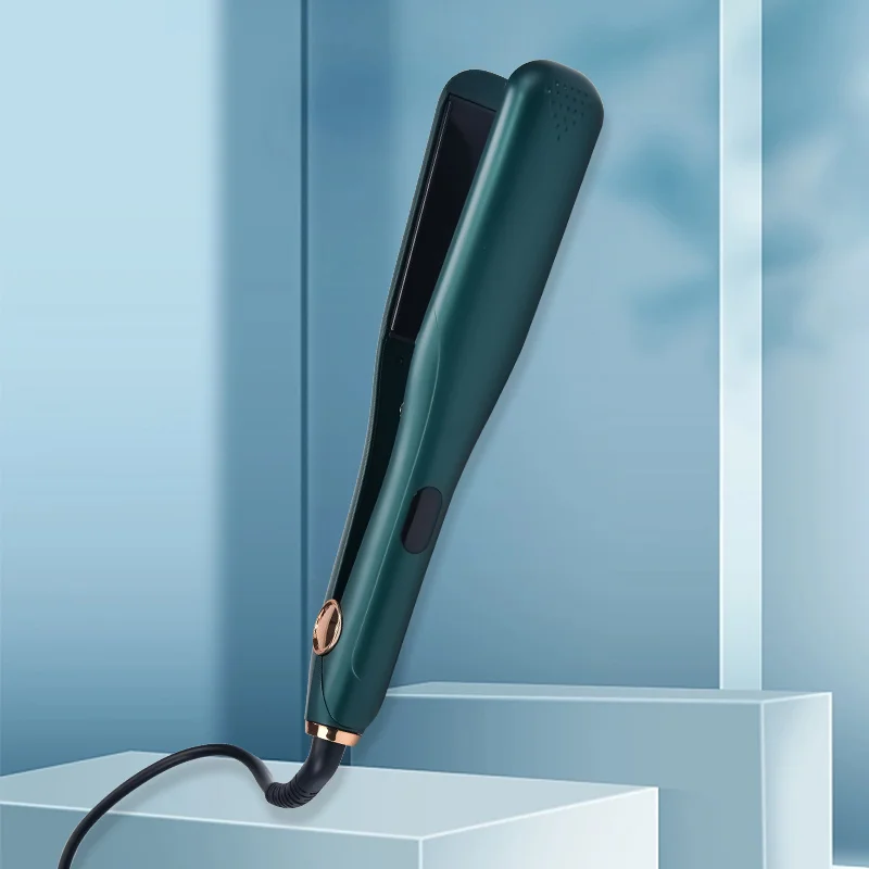 Professional 480F Titanium hair iron straightener with lcd flat irons wholesale private label customize hair straightener