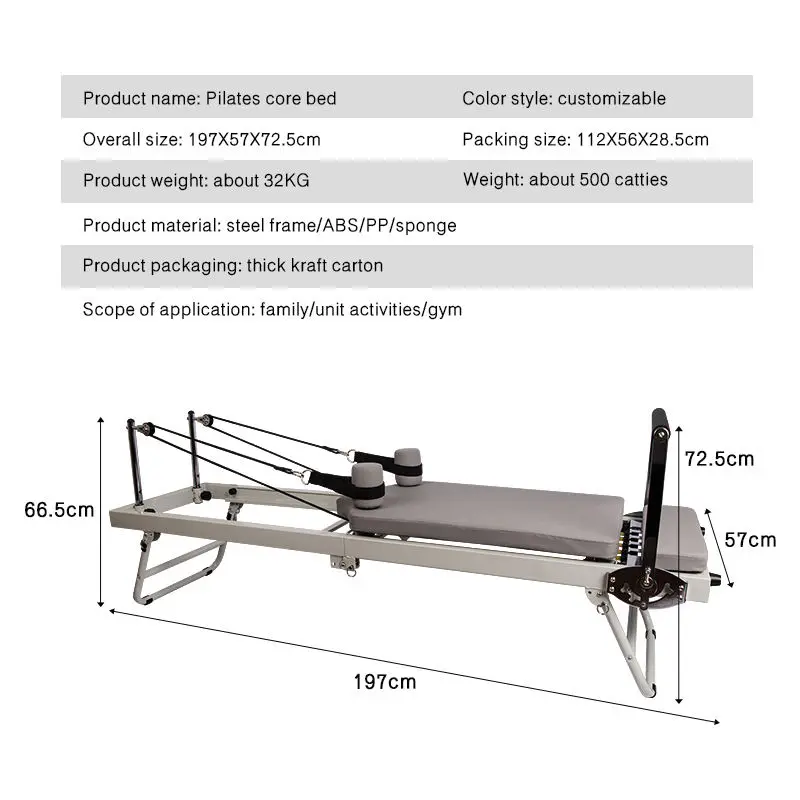 Iron manufacturing Pilates improver equipment price household improver bed Pilates machine