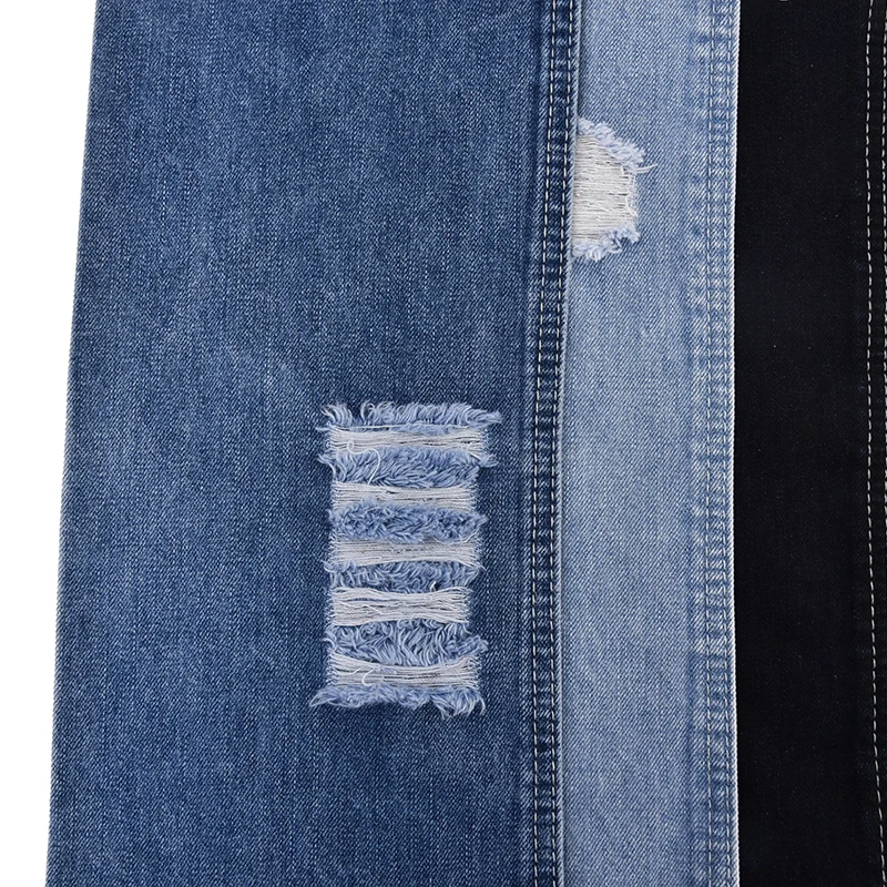 High quality heavy non stretch slub rigid indigo denim fabric 12.6oz