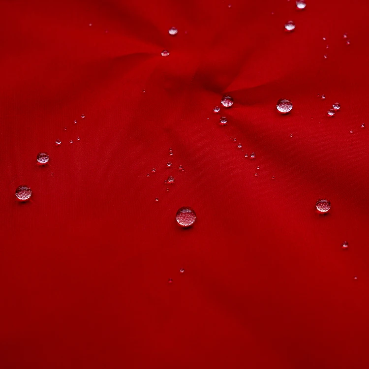 taslan woven dyed water repellent fabric 100% polyester for garments clothing jacket brand supplier factory customized