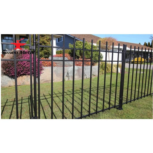 2024 Decorative garden fence panels wrought iron metal fence water proof easy storage and handling Top 200 sale in America