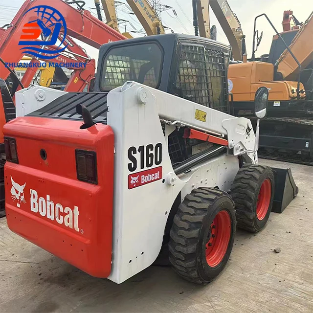 Used Mini Loader Bobcat S160 Skid Steer Wheel Loader Bobcat S130 S160 S450 In Stock Low Price For Sale