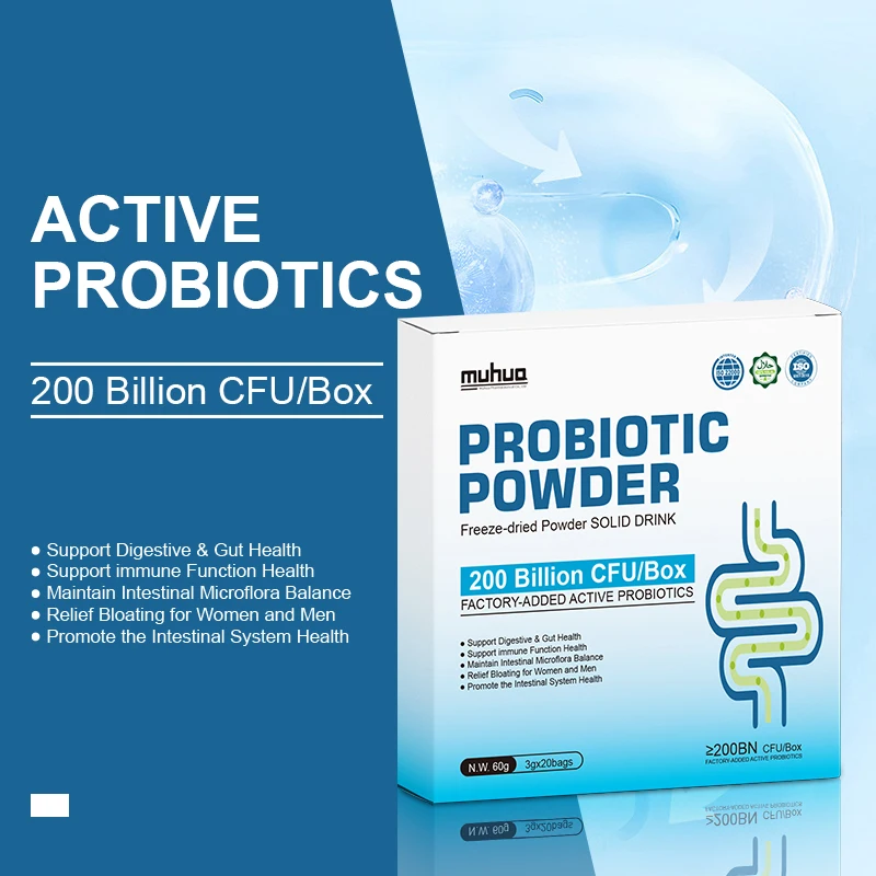 OEM processing logo Bifidobacterium regulating gastrointestinal and immune enhancing probiotic freeze-dried powder