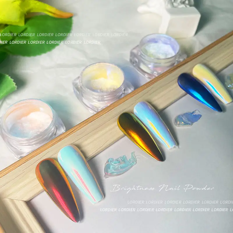 Mirror Nail Powder Pigment Fairy Dust Chrome Nail Powder For Nail Decoration