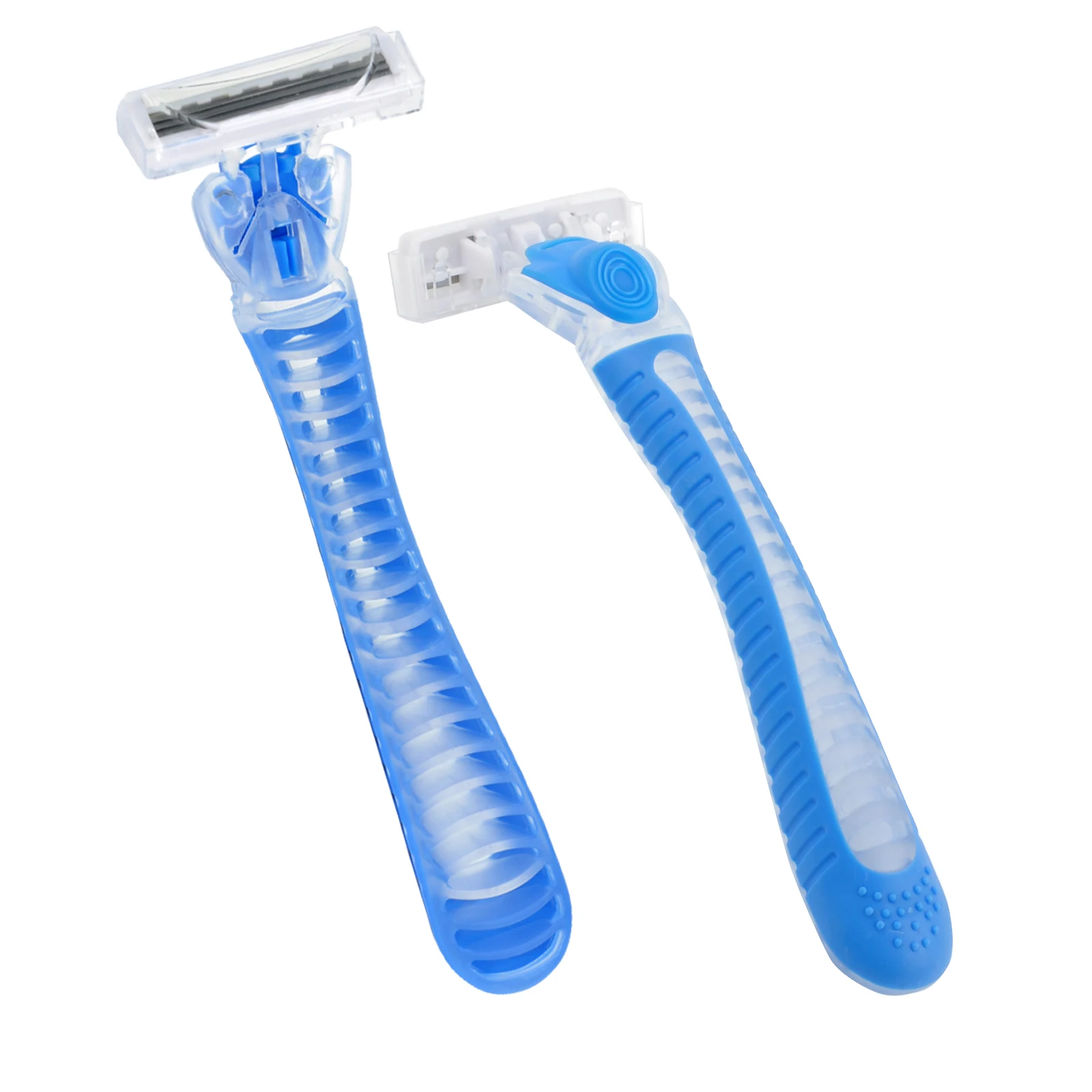 Triple 3 4 5 6 blades  rubber plastic handle brand triple male female all sex manufacturer factory wholesale shaving razor