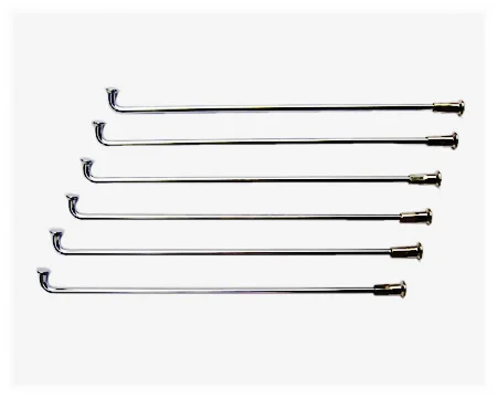
Steel bicycle spoke with nipple 14GX308mm 