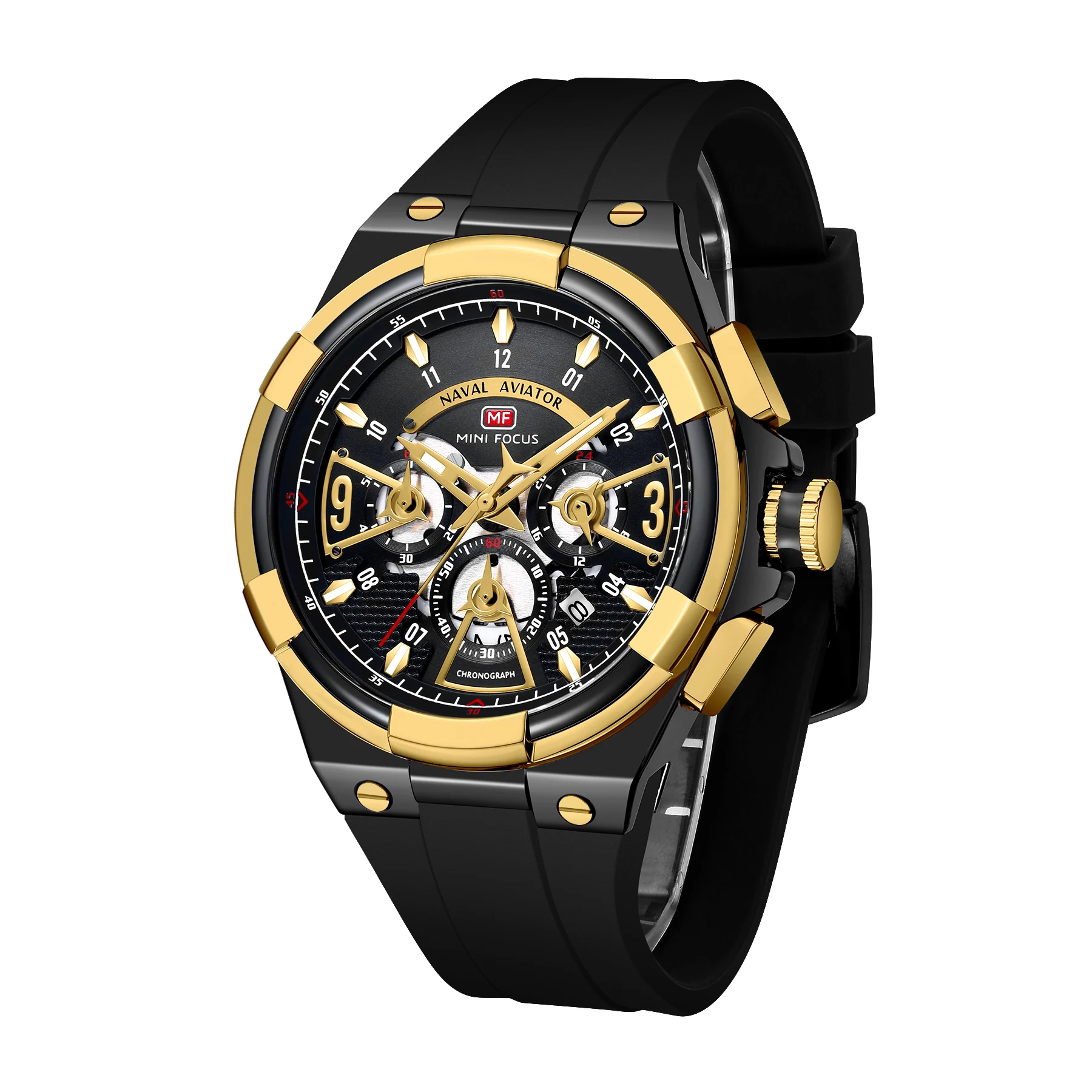 hot sale mini focus 0402G mens watches montre pour hommes made in prc luxury wristwatches cheap alloy men fashion watch