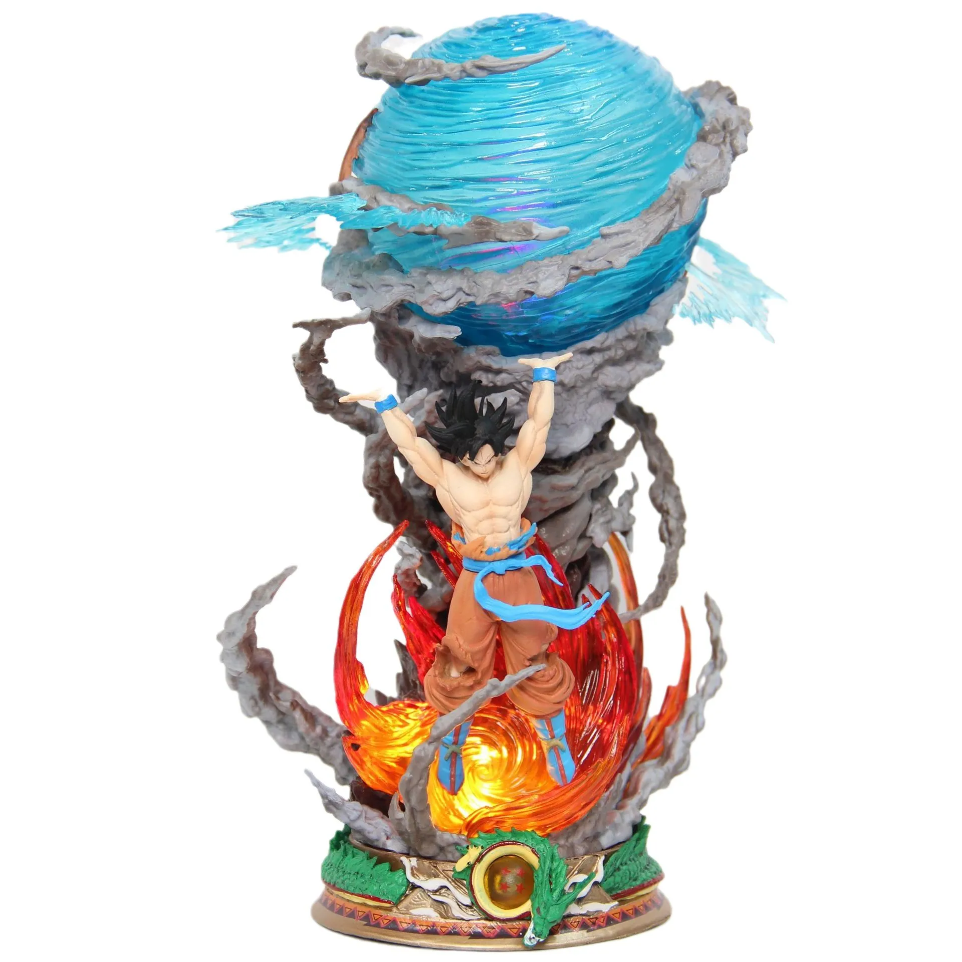 dragon Super ball Saiya anime figure pvc Gk Carot 23cm model Yuanqi Bullet Goku Saiya action figures Collectibles