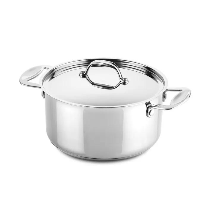 Soup Pot with See Through Lid Dishwasher Safe Stainless steel Pot Food Grade Stainless steel Soup Pot