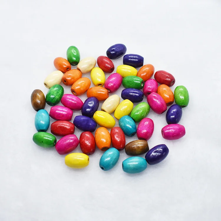 Фабричный поставщик, домашний декор, экологичные натуральные деревянные бусины оптом