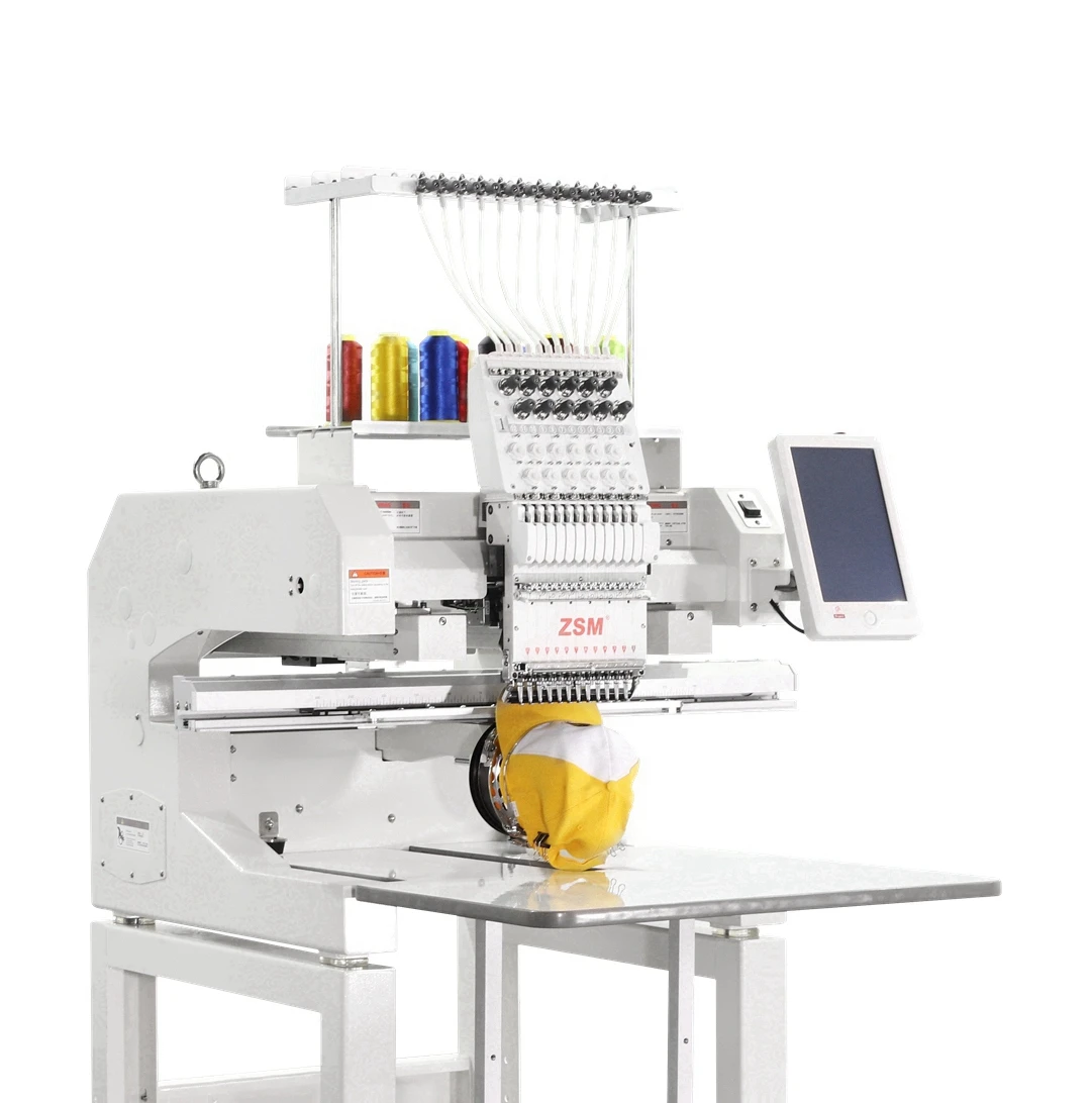 hot sale hat t-shirt flat computer single head embroidery machine home commercial embroidery sewing machine
