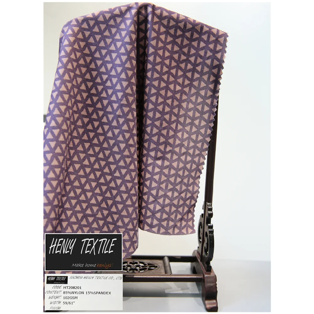 HT208201 85%NYLON 15%SPANDEX 102GSM KNITTED PRINTED JERSEY FABRIC FOR UNDERWEAR