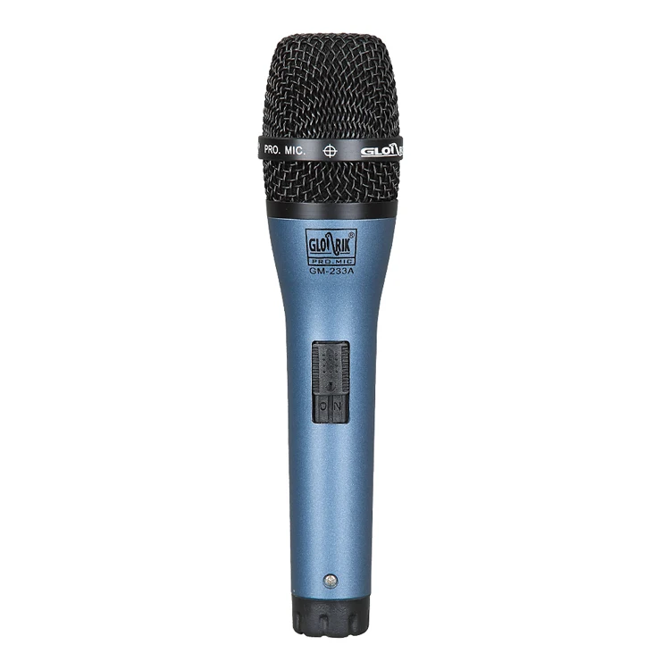 Guangdong manufacturer portable recording booth ktv  dynamic uni-directional retro wired microphone system
