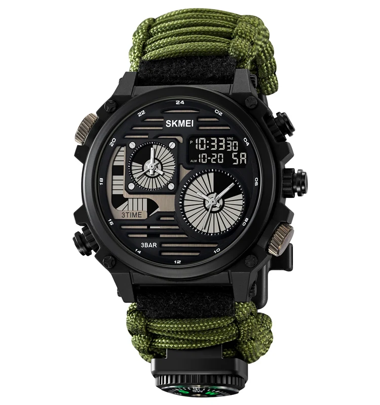 2024 New SKMEI 2202 Factory Wholesale G Style Shock Led Wrist Digital Sports Chronograph Analog Multifunction Watch Mens