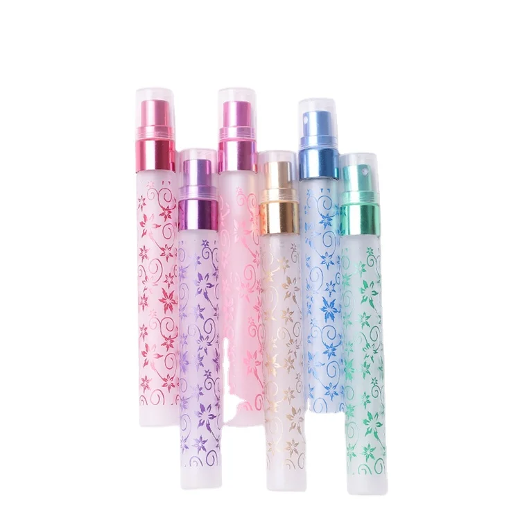 Fine Mist Spray Atomizer 10ml  Fragrance Glass Frost Spray Refillable Trave lMatte perfume bottle