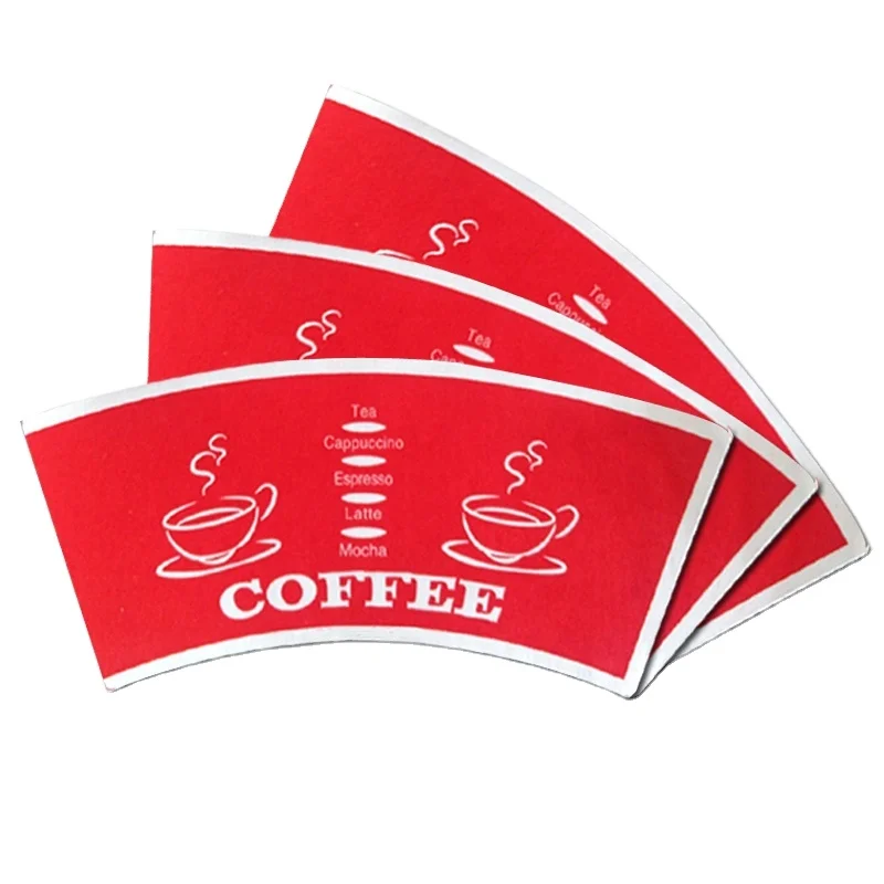 Wood Pulp PE coated base paper cup fan for paper cup fans good price
