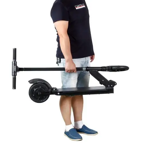 Chinese High Quality 2 wheels 36v 250  folding off-road tires Powerful Electric Scooter For Adults without seat E-Scooter