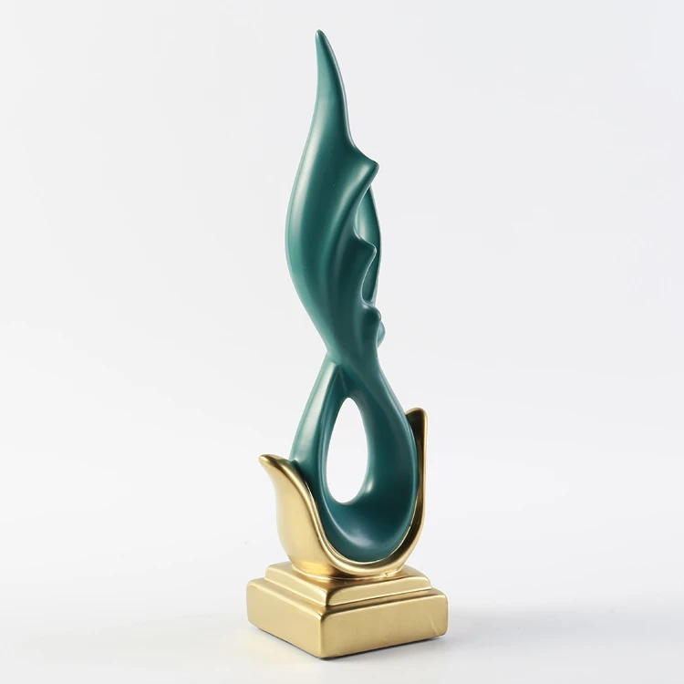 bulk european small hotel table electroplate ornaments unique modern home decoration item