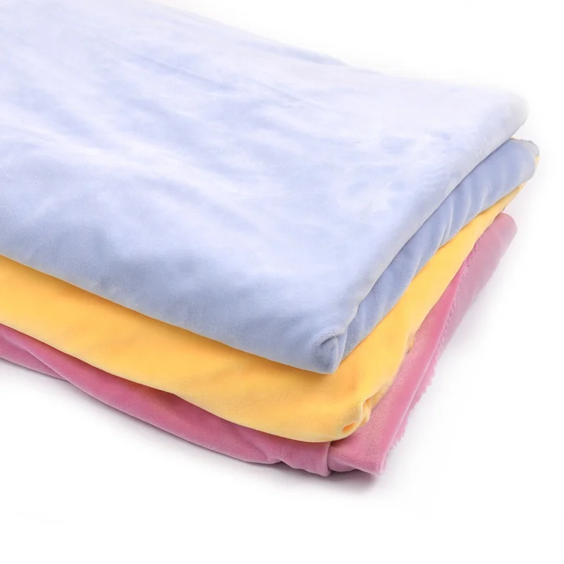 Factory Made Fast Delivery Warp Knitting Combed Yarn Solid Spandex Nylon Fabric For Clothing