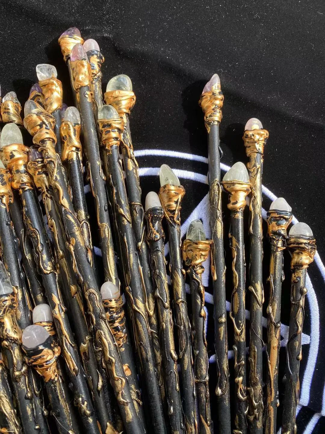 New Hot Selling Natural Crystal Magic Stick crystal Wands for fairy