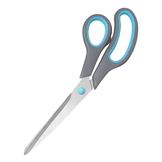 10 Inch office scissor with rubble handle paper scissor for school and office supplies