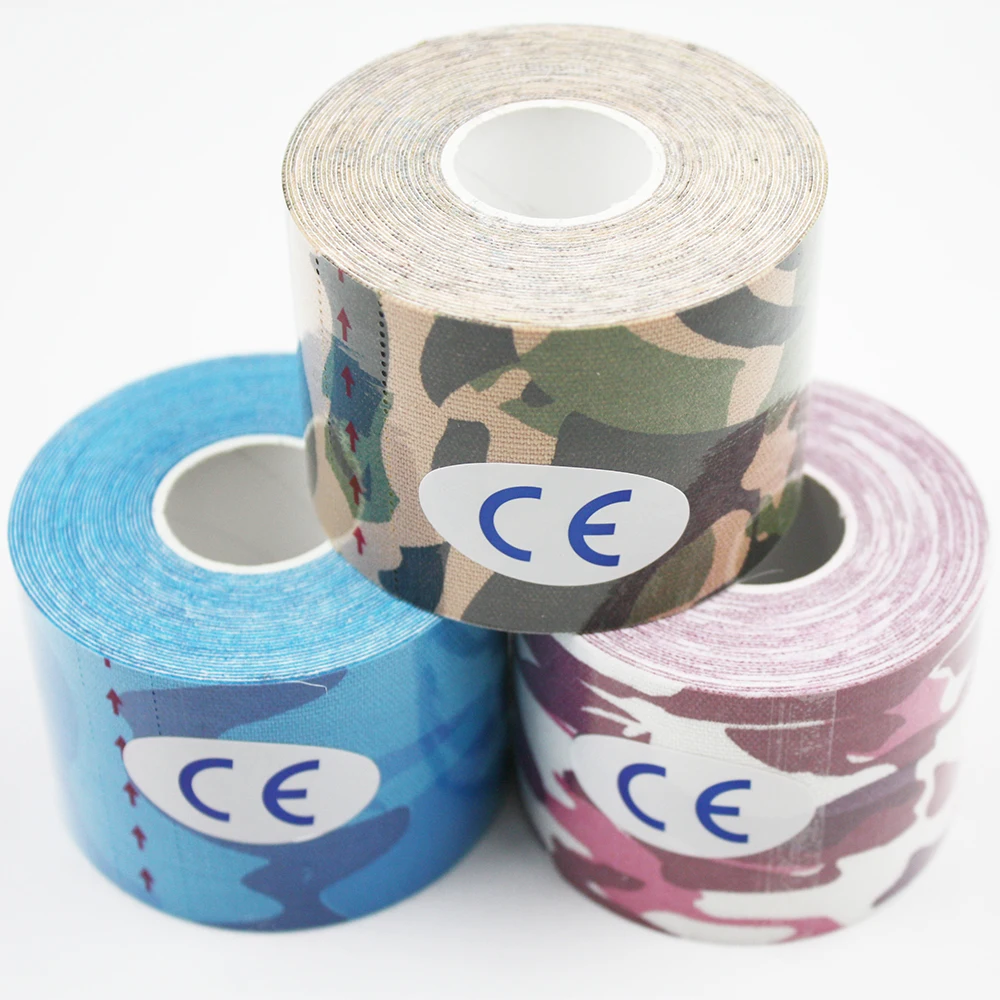 Wholesale Sport Elastic Adhesive Tex Sports Printed Medicare Kinesiology Tape