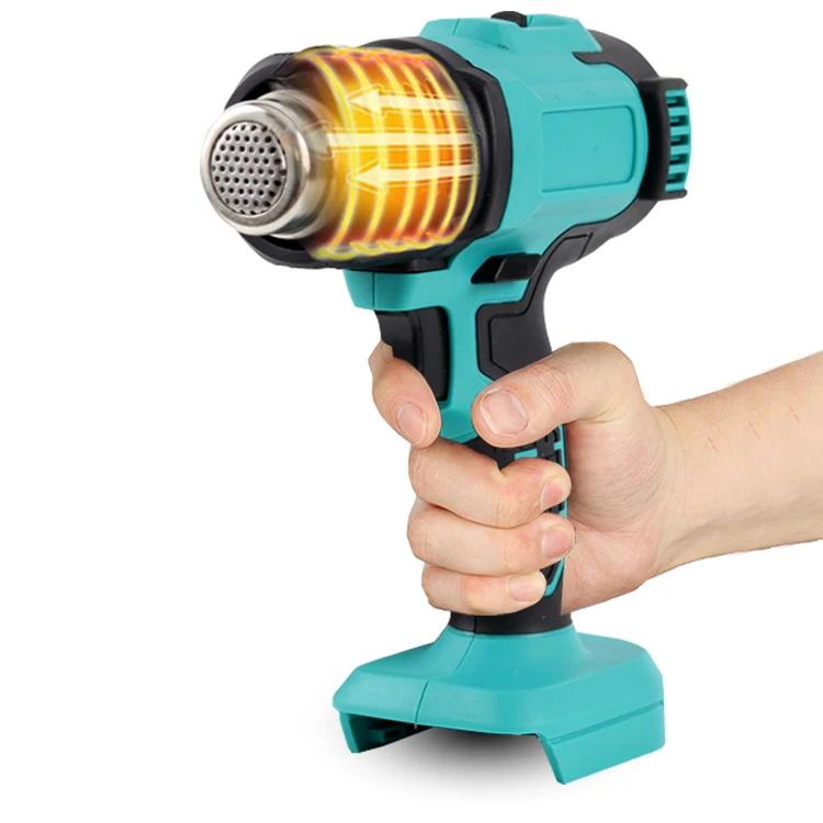 Wireless Rechargeable Heat Gun Plastic Welding Portable Tool Heat Shrink Film Heat Gun With Lithium Battery