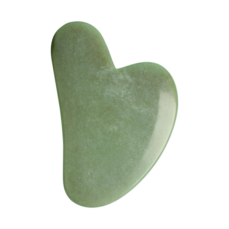 
Private label jade gua sha stone handmade from heart shaped gua sha set wood scraping tool 