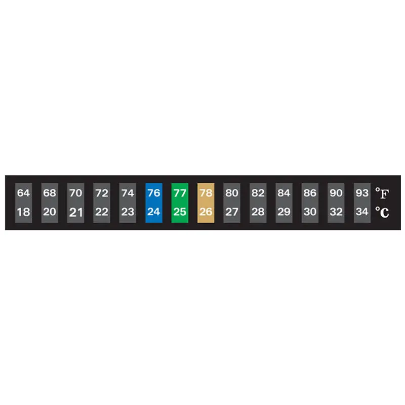 Custom Lcd Aquarium Thermometer Sticker Special Shaped  Fish Tank Temperature Sticker