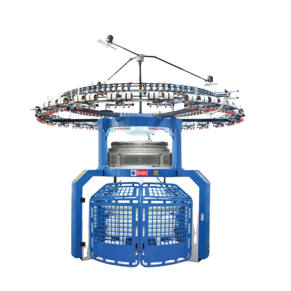 WANBAO  Double  Jacquard Cylinder Circular Knitting Machine UnderwearFabric Apparel Textile Machinery