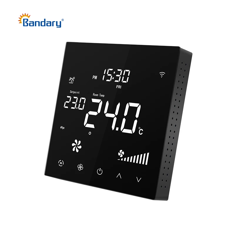 Tuya WiFi Smart Thermostat Central Air Conditioner Thermostat Temperature Controller 3 Speed Fan Coil HVAC Modbus Thermostat