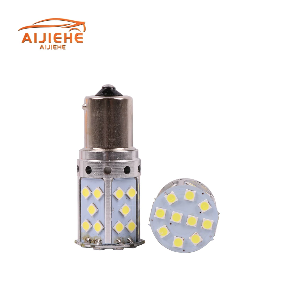 Factory direct sales car led turn signal bulb 3030 35SMD model light PY21w No Flash Error Free 1156 BAU15S  Canbus