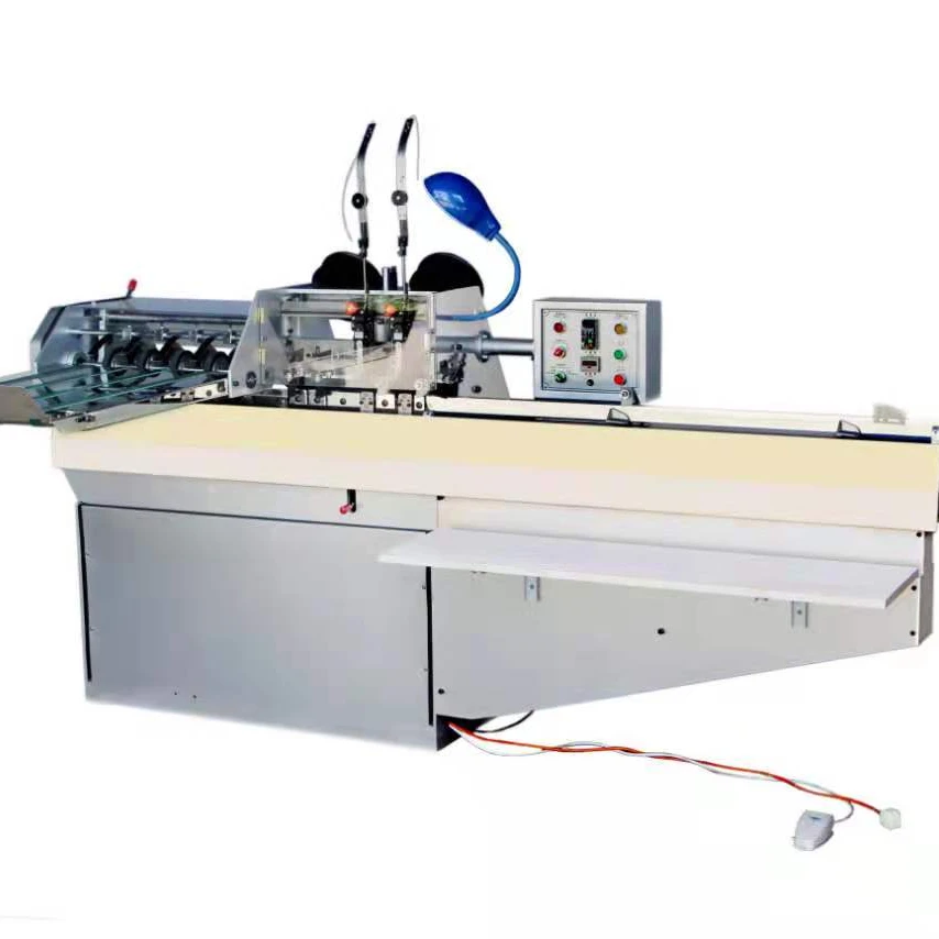 Exercise notebook making machine wire binding book stapler stitching machine