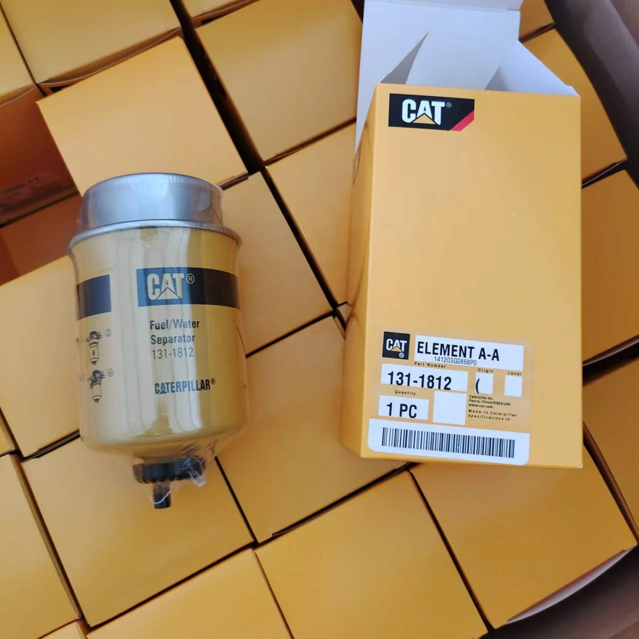 Diesel engine parts 3054C 3054E Filter Water Separator 131-1812 for cat