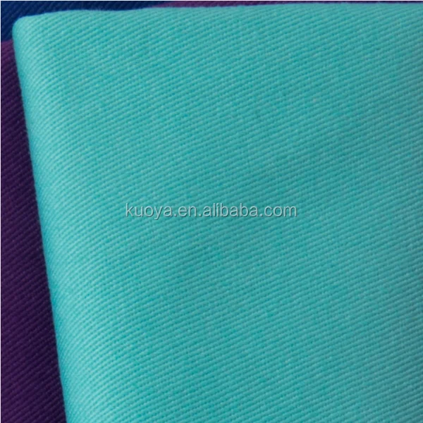 100% cotton fabric 20*16s 128*60 240gsm plain twill cotton fabric for uniform and workwear organic cotton