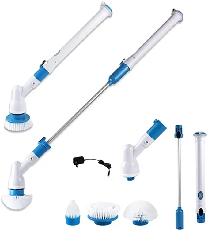 Spin Scrubber 360 Cordless Tub and Tile Scrubber with 3 Replaceable Cleaning Brush