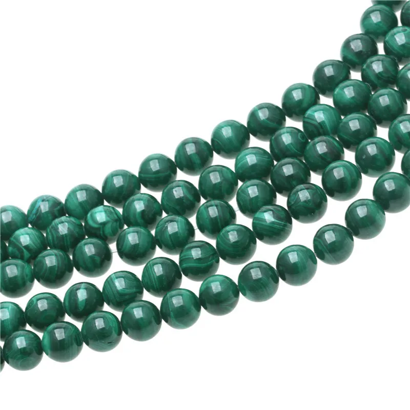 Natural Round Gemstone 8mm Jewelry Green Wholesale Facet 4 Mm Chrysocolla Blue Natural Malachite Beads