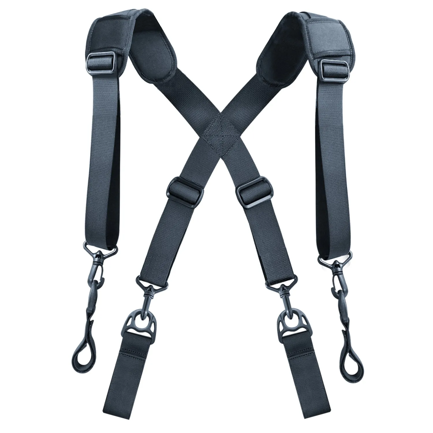 
tactical duty belt seat belt, adjustable padding, nylon material Mens Suspender Belt 
