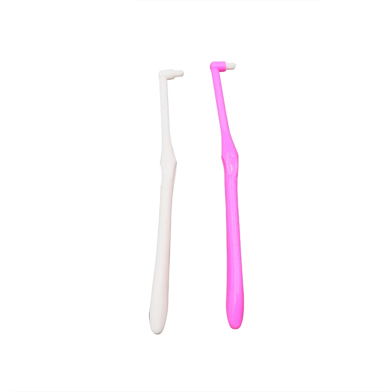 Orthodontic Single Tuft Toothbrush Round Soft Bristles Ortho Tooth Brush