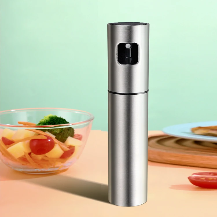 Stainless Steel Sprayer Olive Oil 100ml Salad Cooking Barbecue Leakproof Oil Sprayer Oil Bottle Sprayer