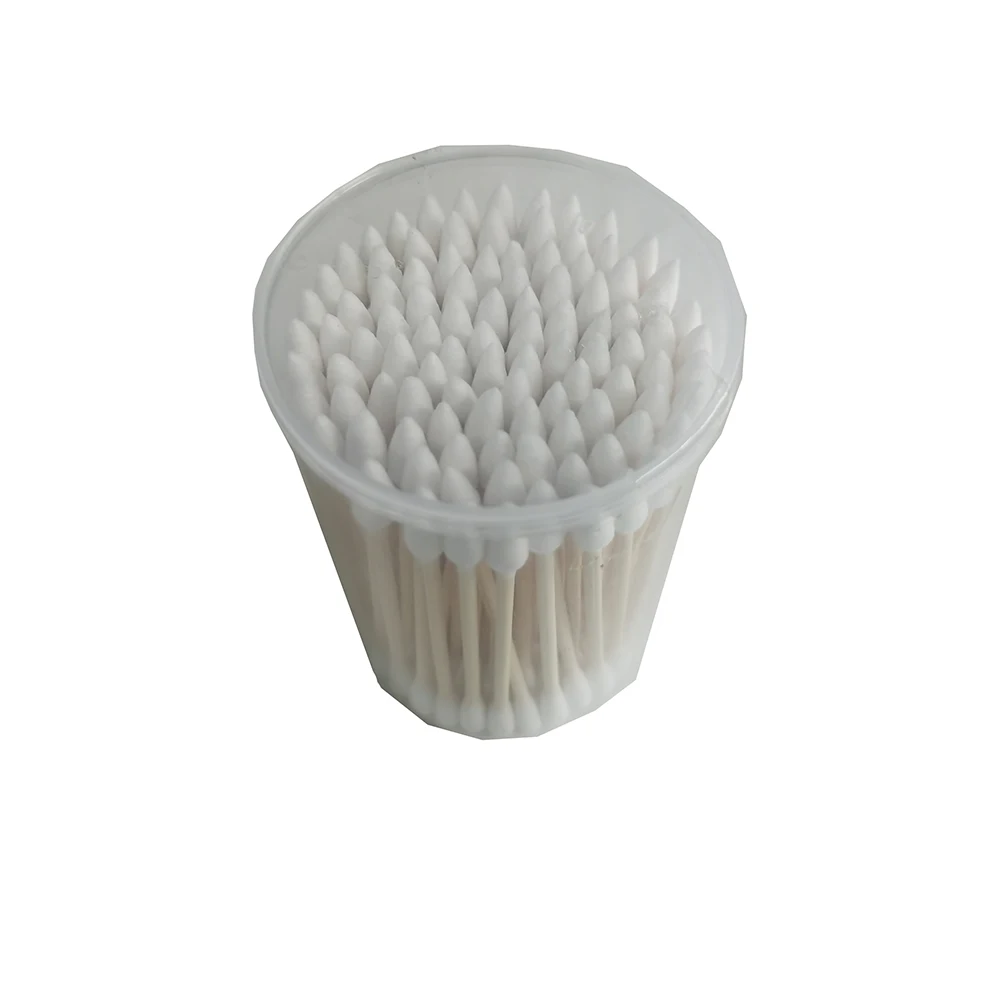Wholesale Oem Buds Manufacturer Cheap Bamboo Stick Ear Cleaning Cosmetic Pure Cotton Swabs