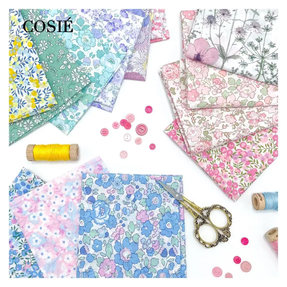 New Designs 76gsm 100% Liberty of London Tana Lawn Cotton High Quality Digital Printed Fabric DIY Sewing