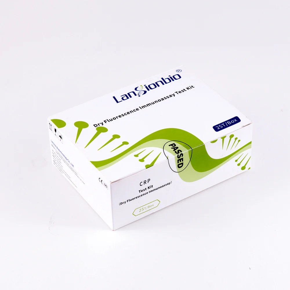 Lansionbio Whole Blood Test Strips CRP Rapid Diagnostic Kit C Reactive Protein Testing Reagent for Medical Laboratory