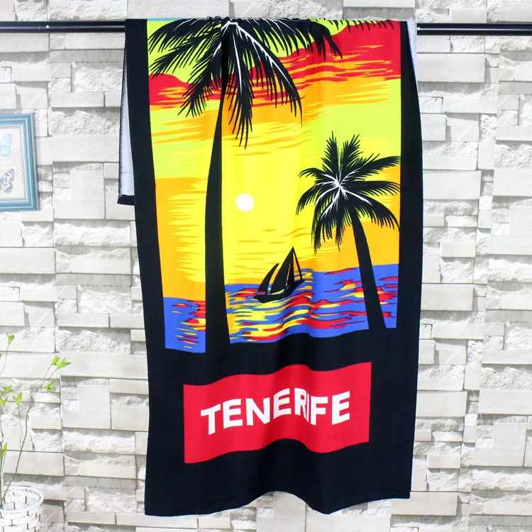 
Wholesale Printing Custom Anti-Sand Microfiber Beach Towel 