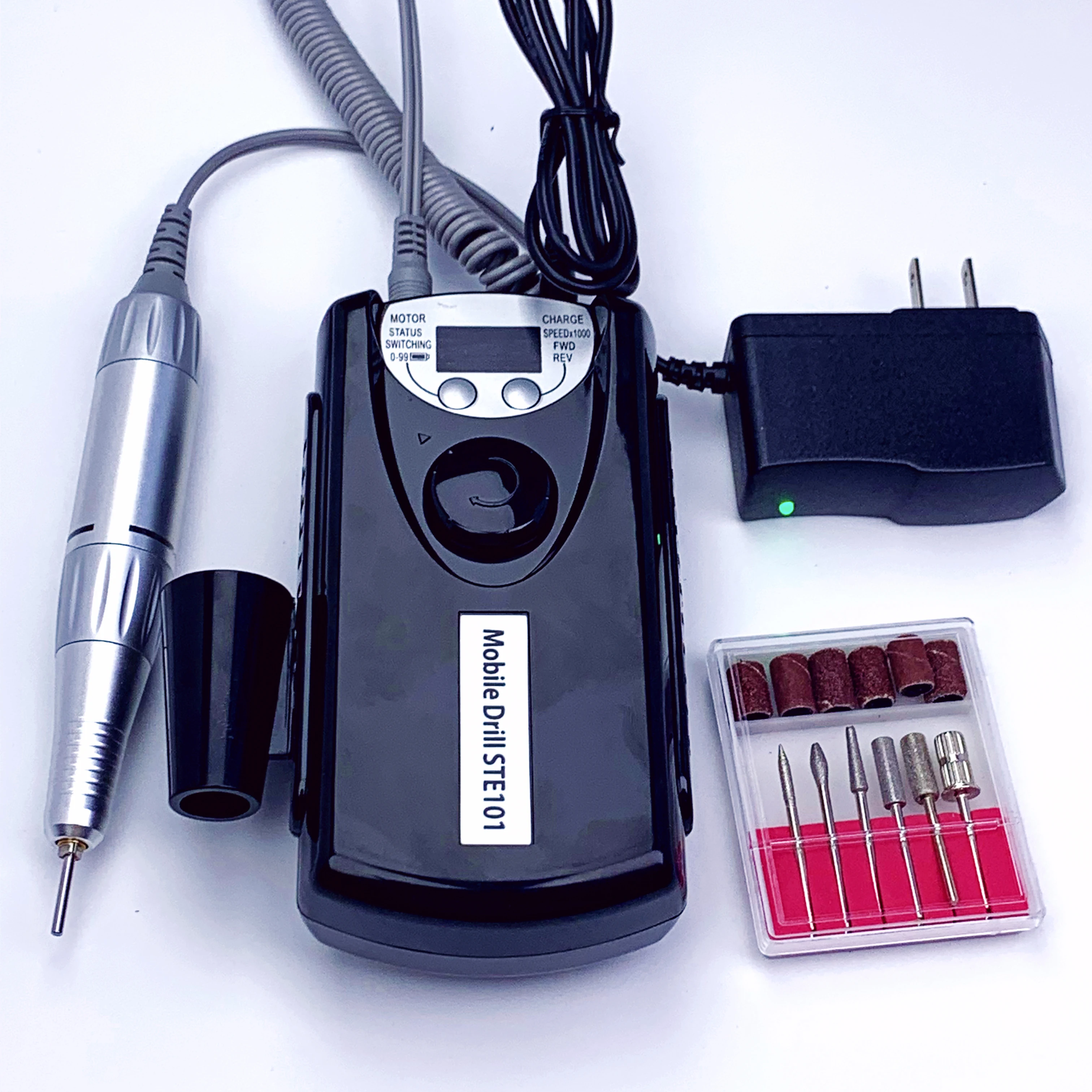101T Updated Version Electric Portable Nail Drill Machine Manicure Pedicure Tools Professional Nail Drill Machine High Speed