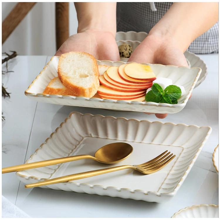 Porcelain Kitchen Dinnerware Set Ceramic Dinnerware Set Plate Bowl set Service