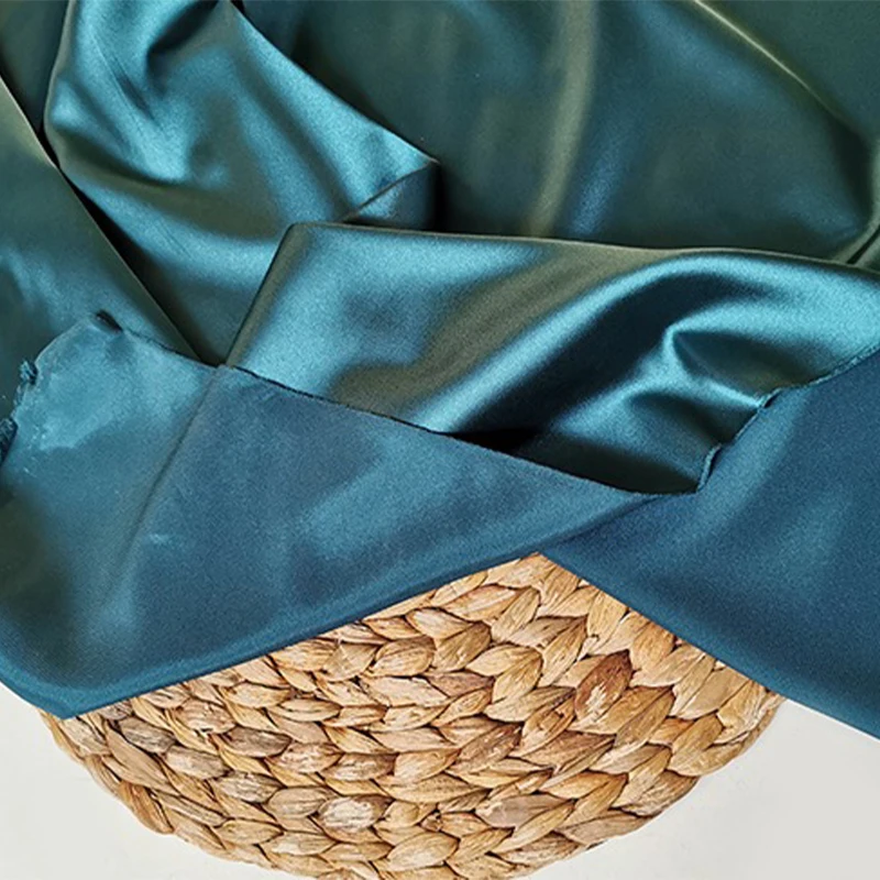 Natural 100% Real Mulberry Silk Fabric Custom Silk Stretch Satin Fabric