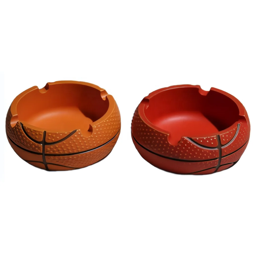 resin basketball ashtray(B80024) size:10x10x4cm